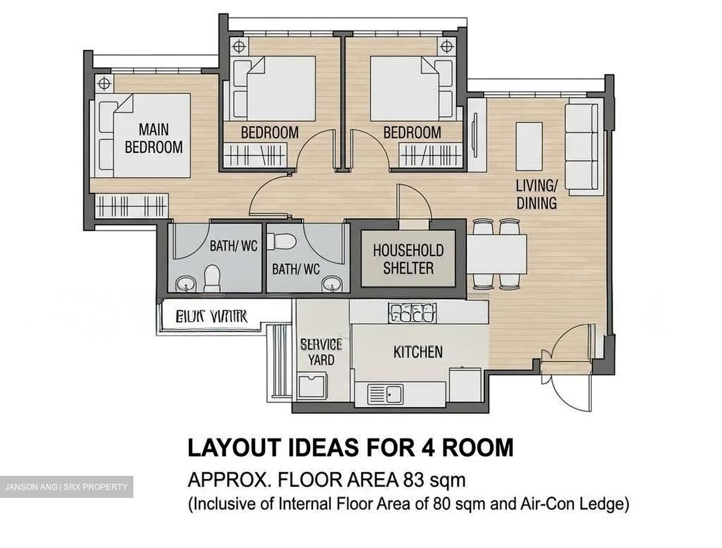 Blk 698C Jurong West Blossom (Jurong West), HDB 4 Rooms #618676111